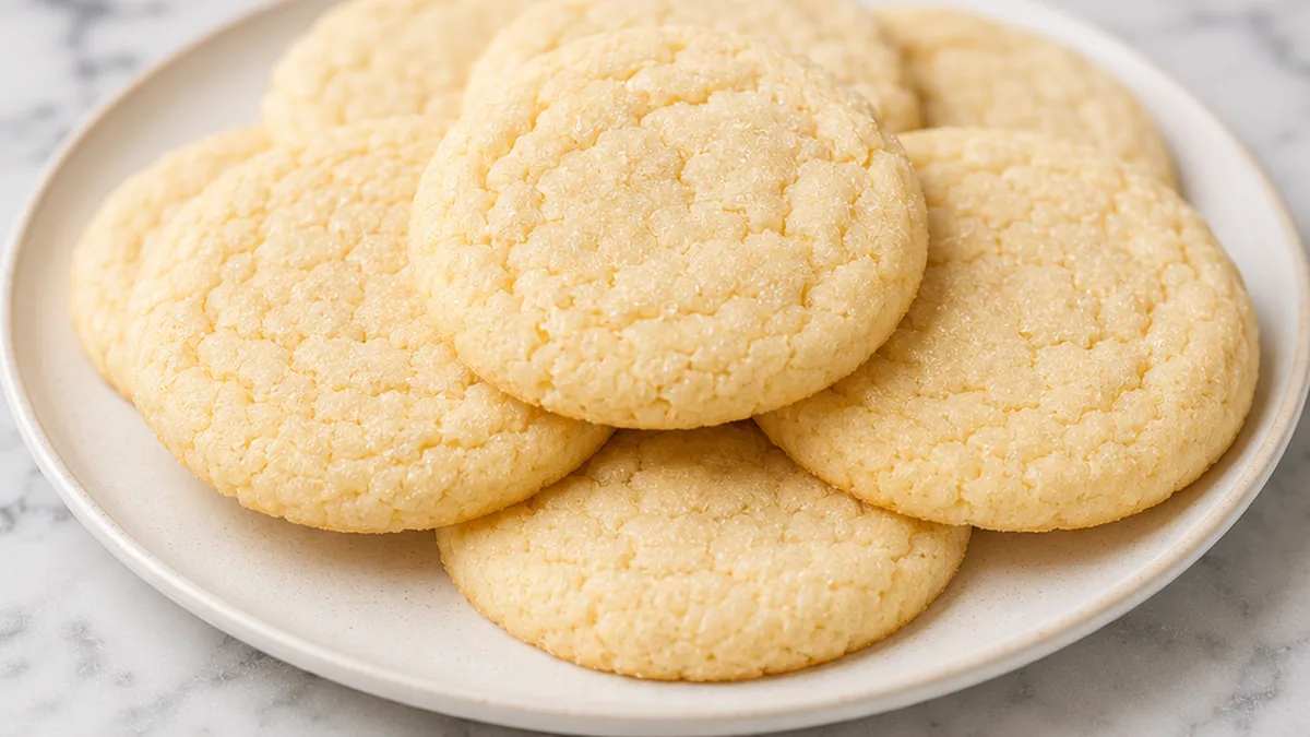 Soft & Chewy Almond Flour Sugar Cookies - almond flour cookies - Discover the BEST almond flour cookies! These gluten-free sugar cookies are incredibly soft, ch