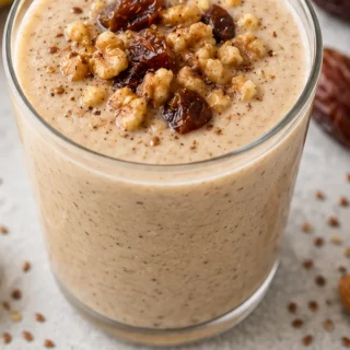 Delicious Banana Date Smoothie - Banana Date Smoothie: Whip up this naturally sweet and creamy vegan shake in under 5 minutes. Perfect for a quick breakfast or