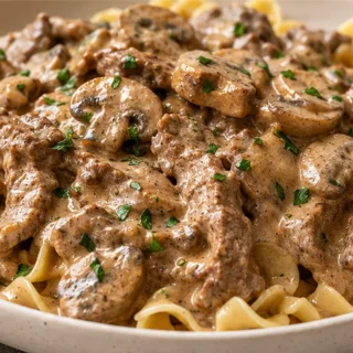 Gluten-Free Beef Stroganoff: Pure Comfort Food - Discover the ultimate gluten-free beef stroganoff! Tender beef, creamy sauce, and savory mushrooms. A truly del