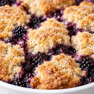 Berry Bliss: The ULTIMATE Gluten-Free Cobbler! - blackberry cobbler - Discover the ultimate Gluten-Free Blackberry Cobbler. Easy recipe with bursting berries an