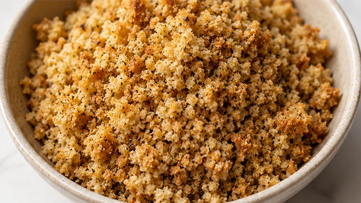 Crispy Gluten-Free Bread Crumbs Recipe - Discover how to make perfect gluten-free bread crumbs with this easy recipe. Transform stale bread into crispy crumbs i