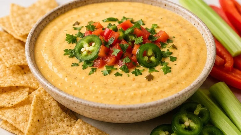 Creamy Cashew Queso Dip Recipe