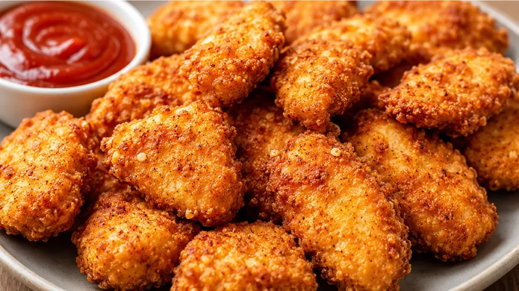 Crispy GF Chicken Nuggets: Kid-Pleaser! Chicken nuggets: Try this ultimate homemade gluten-free recipe for crispy, juicy, and kid-approved nuggets. Easy to make