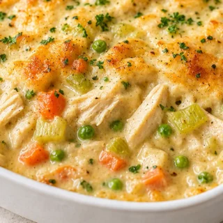 Ultimate Crustless Chicken Pot Pie - Discover the ultimate Crustless Chicken Pot Pie recipe! Creamy, savory, and incredibly easy to make. A comforting family fa