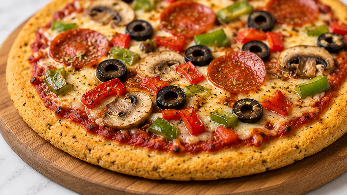 Chickpea Pizza Crust: Gluten-Free Magic! Discover the best chickpea pizza crust recipe! Easy, gluten-free, and delicious. Ready in under 40 minutes. Perfect for
