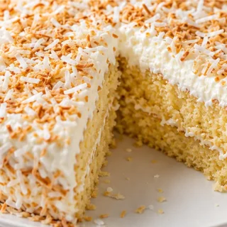 Tropical Coconut Dream Cake - coconut cake - Discover the best Gluten-Free Coconut Cake recipe! Moist, fluffy, and easy to make with tropical flavors. Perfect f