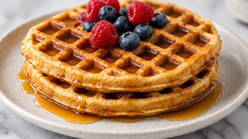 Coconut Flour Waffles: Guilt-Free Breakfast Bliss! Discover delicious coconut flour waffles! Easy gluten-free recipe ready in 20 mins. Perfectly crispy and fluf
