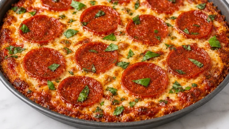 Crustless Pizza Hack for Quick Meals