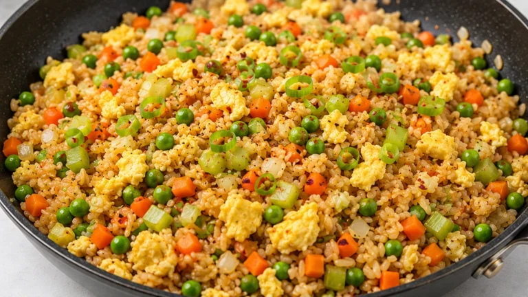 Crispy Veggie Fried Rice – Healthy & Delicious