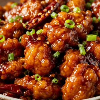 Crispy General Tso's Chicken (GF!) - General Tso's Chicken: Make this the best gluten-free recipe for crispy chicken with sticky, savory-sweet sauce. Easy homem
