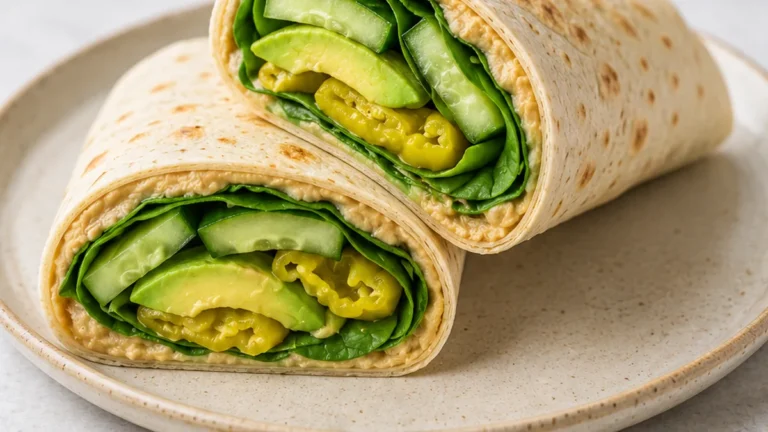 Hummus Wrap: 10-Minute Lunch Sensation