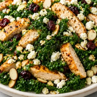 Ultimate Chicken Kale Salad Recipe - Kale salad: try this viral copycat recipe for a vibrant, flavorful meal. Easy to make, perfect for lunch or a light dinner