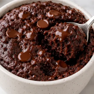 Indulgent Chocolate Mug Cake in 2 Minutes! Discover the best mug cake recipe! This quick chocolate mug cake is ready in minutes. Perfect for a fast, delicious,