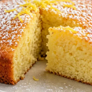 Moist Gluten-Free Olive Oil Lemon Cake - olive oil cake - Olive Oil Cake: Bake this moist, gluten-free cake in under 45 minutes. Bursting with lemon flavor, it'