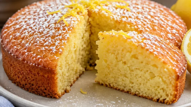 Moist Gluten-Free Olive Oil Lemon Cake