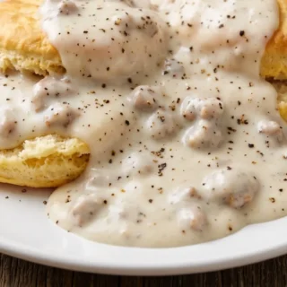 Gluten-Free Sausage Gravy Dream - Sausage gravy: Make this ultimate gluten-free recipe in under 20 minutes! Perfect for a savory and satisfying breakfast or bru