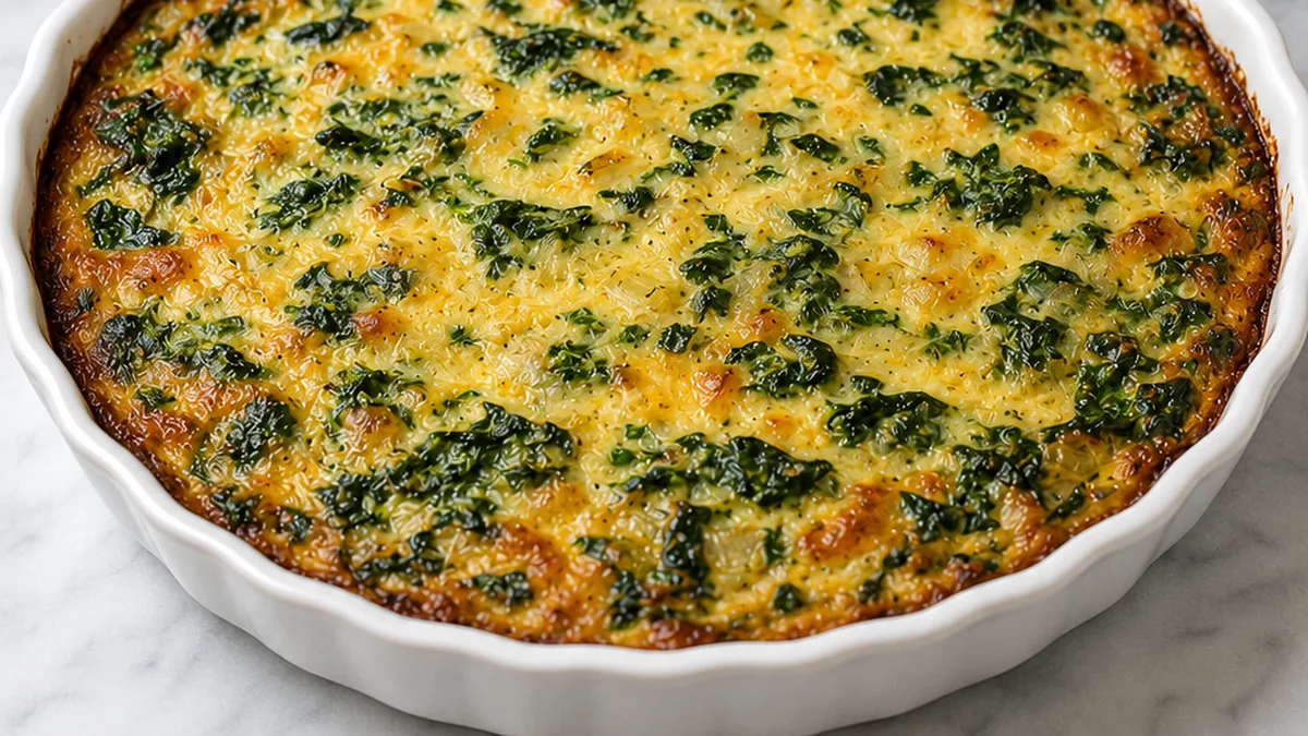 Crustless Spinach Quiche: Your New Go-To! Discover this easy crustless spinach quiche recipe! Fluffy, cheesy, and packed with fresh spinach. Perfect for breakfa