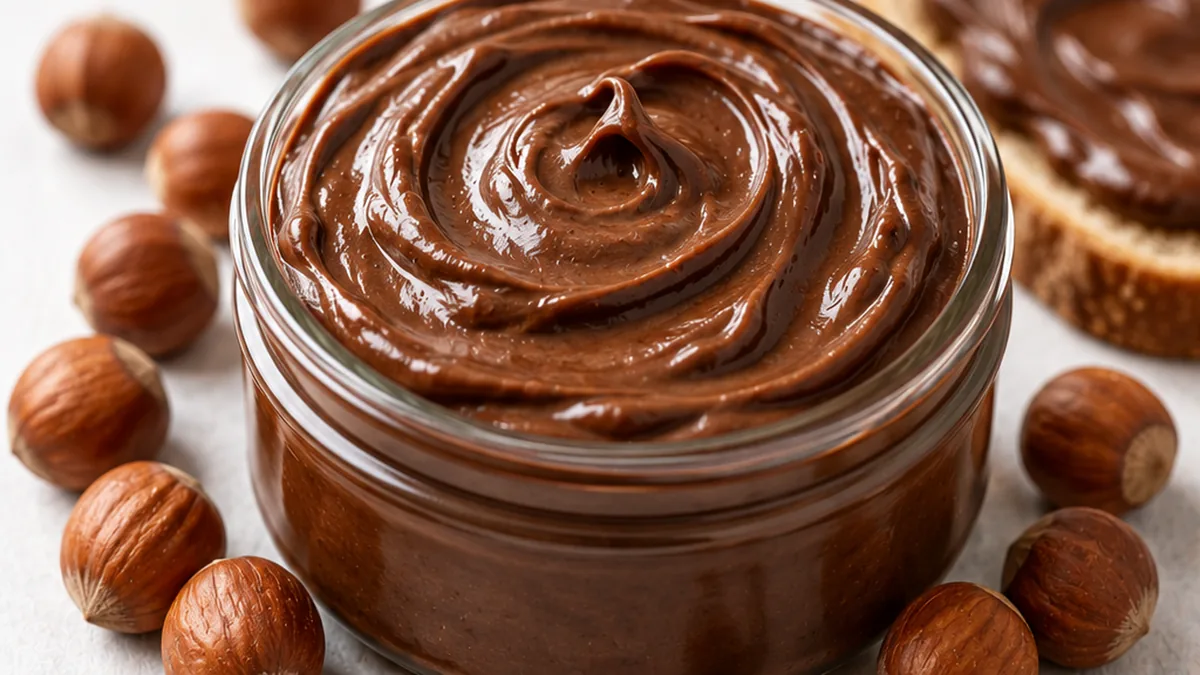 Indulge in Creamy Vegan Nutella Bliss! Vegan Nutella: make this rich and creamy chocolate spread easily at home. Perfect for snacks and desserts, this treat is