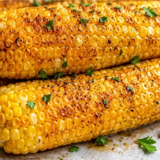 Crispy Air Fryer Corn on the Cob! Air fryer corn: master perfectly crispy and tender corn on the cob in under 15 minutes. A simple, delicious side for any meal.