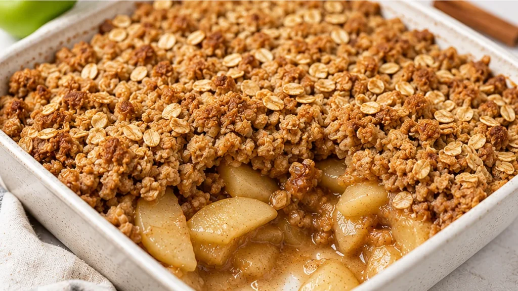 Gluten-Free Apple Crisp Dream! Apple crisp: bake this ultimate gluten-free and dairy-free dessert in under an hour. Tender apples with a perfectly crunchy toppi