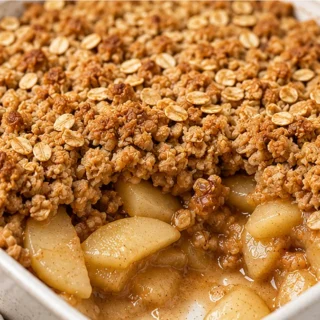 Gluten-Free Apple Crisp Dream! Apple crisp: bake this ultimate gluten-free and dairy-free dessert in under an hour. Tender apples with a perfectly crunchy toppi