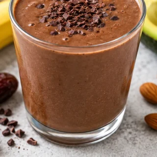 The Dreamiest Chocolate Avocado Smoothie! Avocado smoothie: Whip up this incredibly creamy and decadent chocolate avocado smoothie in under 5 minutes. A healthy
