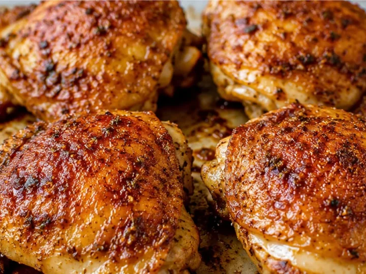 Crispy Baked Chicken Thighs