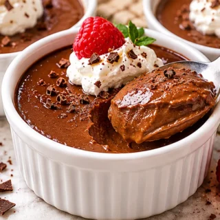 Melt-in-Your-Mouth Chocolate Pots De Crème! Chocolate pots de crème: Bake this rich, velvety chocolate dessert in under an hour. Simple ingredients, decadent re