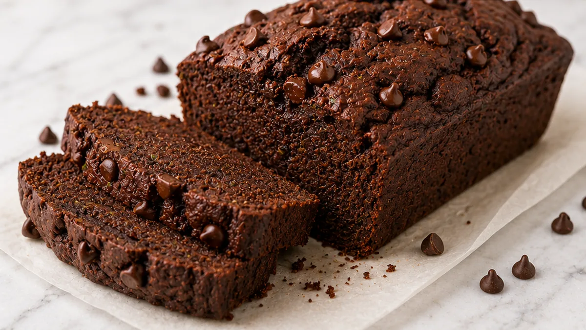 Secretly Veggie Chocolate Bread! - chocolate zucchini bread - Chocolate zucchini bread: bake this incredibly moist and rich gluten-free loaf. A perfect way to e