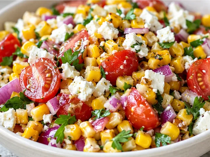 Zesty Feta Corn Salad: Summer Refreshment!