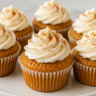 Gluten-Free Pumpkin Pie Cupcakes Recipe - gluten-free pumpkin cupcakes - Gluten-free pumpkin cupcakes: enjoy these soft, flavorful treats this fall. Easy to mak