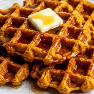 Fluffy Gluten-Free Pumpkin Waffles! Your Fall Favorite! - gluten-free waffles - Gluten-free waffles: whip up fluffy, spiced pumpkin waffles for a delightful bre