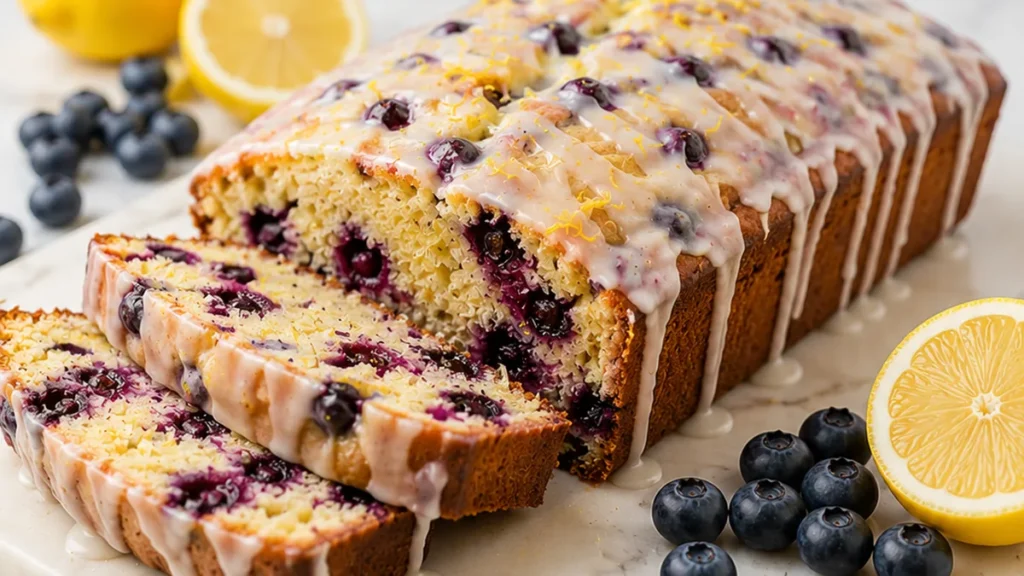 Bursting Lemon Blueberry Bread! Sweet & Zesty! Lemon blueberry bread: bake this tender, zesty loaf perfect for breakfast or dessert. Packed with fresh flavors,