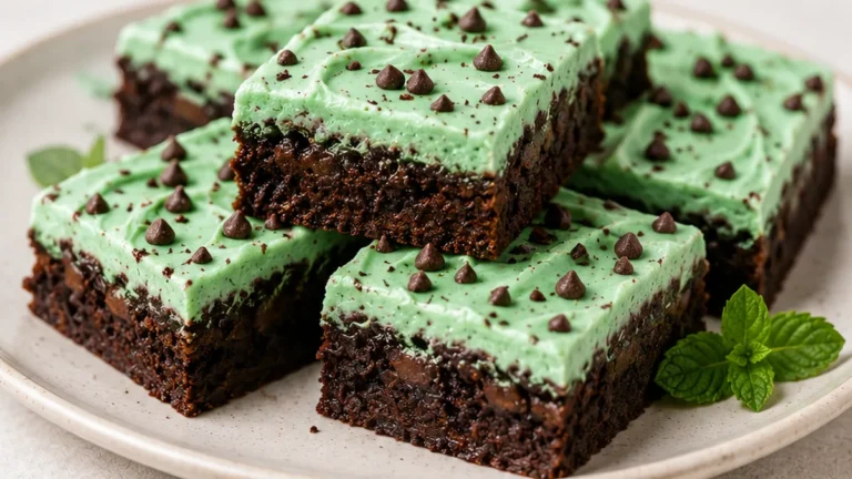 Mint Brownies: Fudgy & Irresistible!