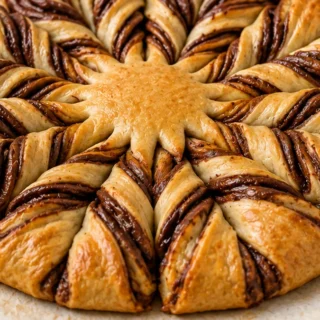" Gluten-Free Nutella Star Bread" - Nutella Star Bread: master this show-stopping gluten-free dessert in under 90 minutes. Perfect for sharing and a guaranteed