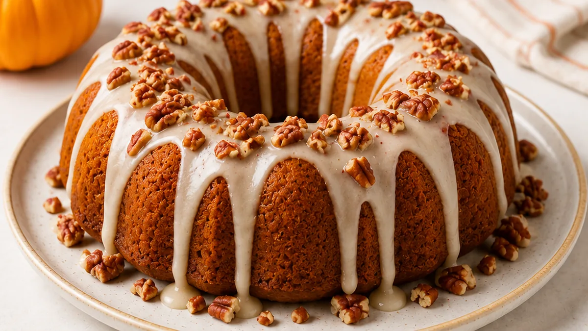 Gluten-Free Pumpkin Bundt Cake - Pumpkin bundt cake: whip up this incredible gluten-free dessert for any fall gathering. Moist, spiced, and easy to make, it's a