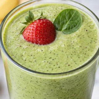 Ultimate Strawberry Banana Spinach Smoothie - strawberry smoothie - Strawberry smoothie: whip up this essential blend in minutes. Packed with nutrients and flav