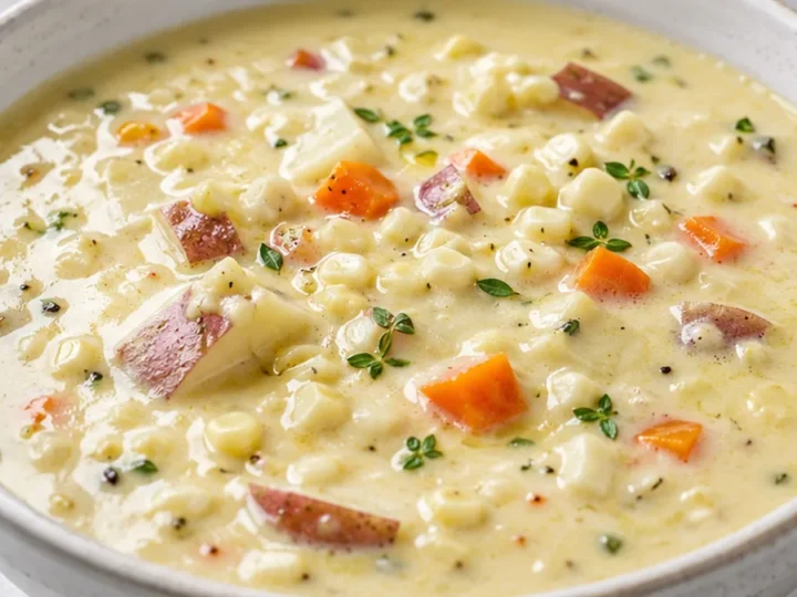 Creamy Sweet Corn Soup: Pure Comfort in a Bowl!