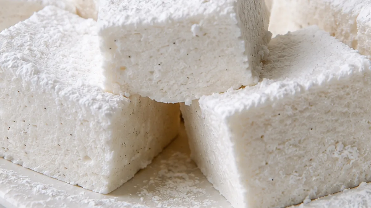 ️ Cloud-Like Vanilla Bean Marshmallows - vanilla marshmallows - Vanilla marshmallows: craft fluffy, airy homemade marshmallows infused with real vanilla bean. P