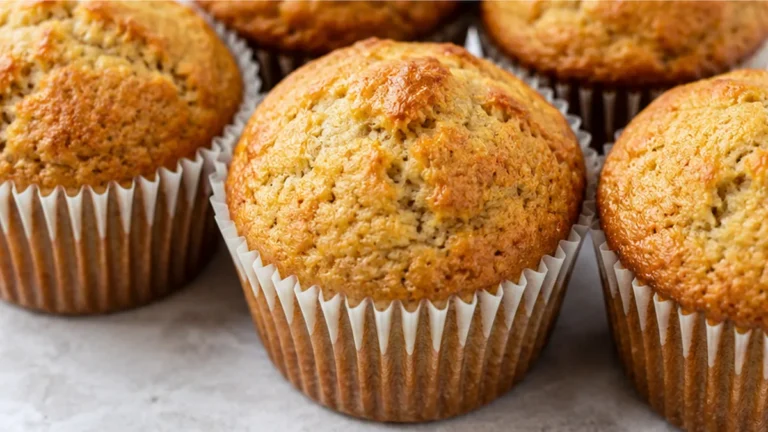 Fluffy Almond Flour Banana Muffins