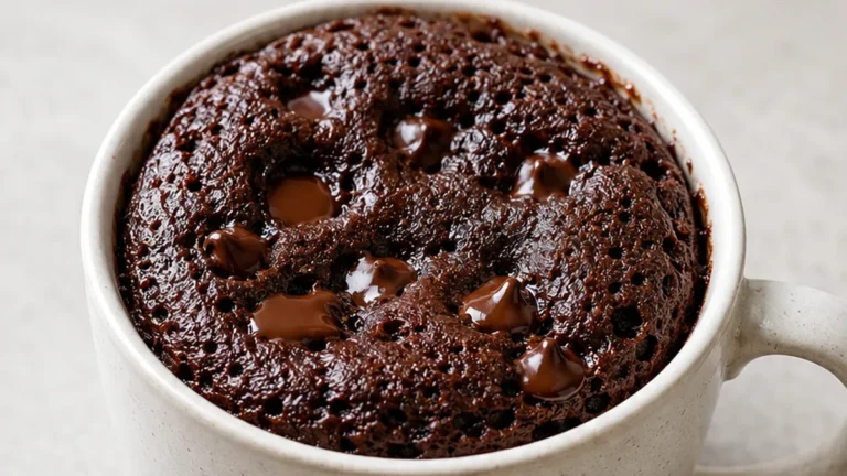 5-Minute Chocolate Mug Cake for Instant Bliss!
