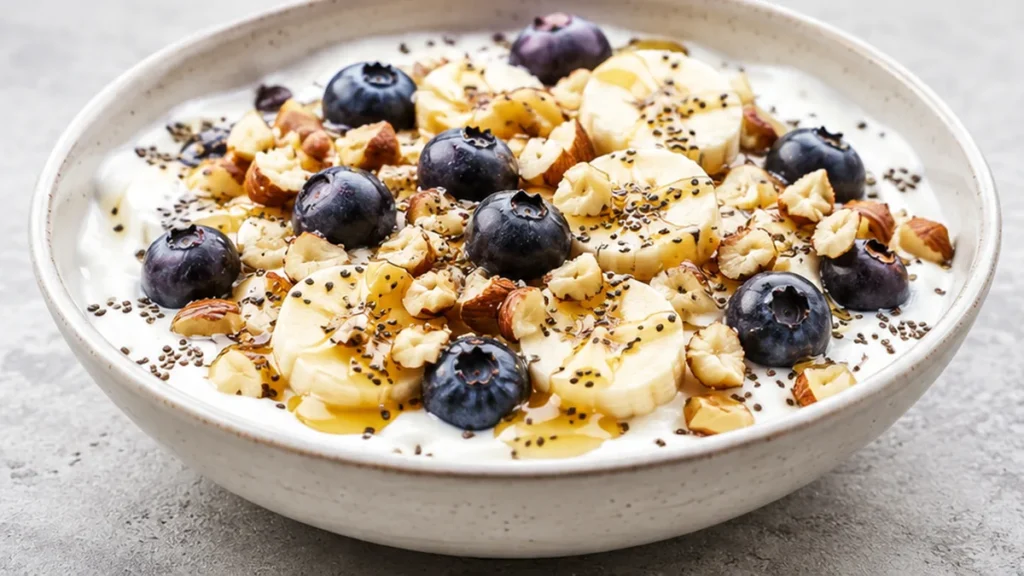 Easy Blueberry Chia Yogurt: Breakfast Delight - Blueberry chia: whip up this quick and healthy yogurt in minutes. Perfect for a nutritious breakfast or a light