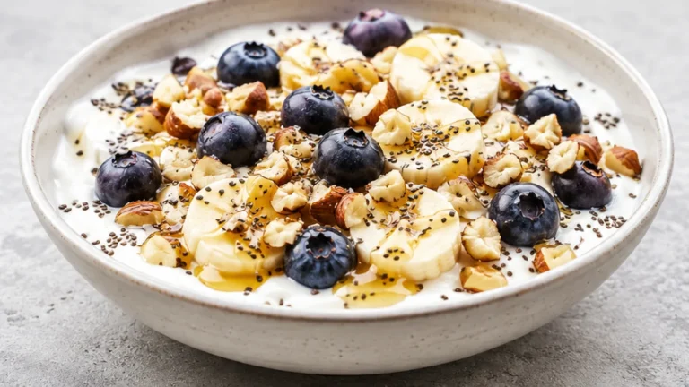 Easy Blueberry Chia Yogurt: Breakfast Delight
