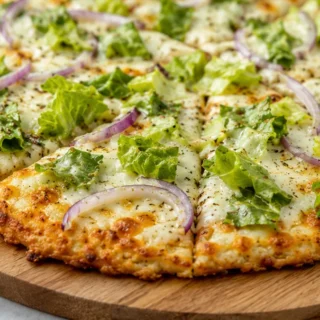 Chicken Crust Caesar Pizza: Crispy & Guilt-Free! - Chicken Caesar Pizza - Chicken Caesar Pizza: enjoy a delicious, low-carb take on pizza with a crispy chicken