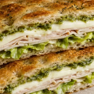 Ultimate Chicken Caesar Pesto Panini - chicken panini - Chicken panini: craft this unique Caesar Pesto sandwich featuring tender chicken, melted mozzarella, and