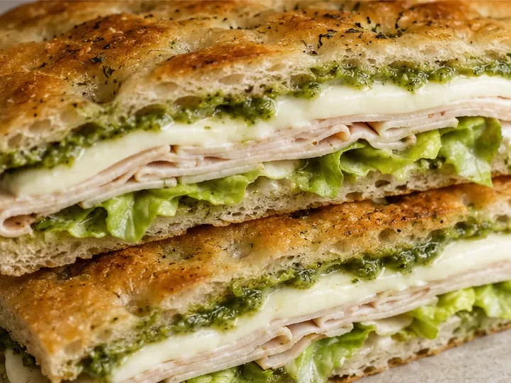 Ultimate Chicken Caesar Pesto Panini