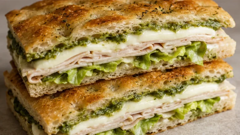 Ultimate Chicken Caesar Pesto Panini