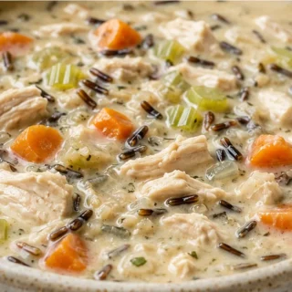 Creamy Chicken & Wild Rice Soup - chicken wild rice - Chicken wild rice soup: master this creamy, comforting Panera copycat recipe. Enjoy tender chicken, wild r