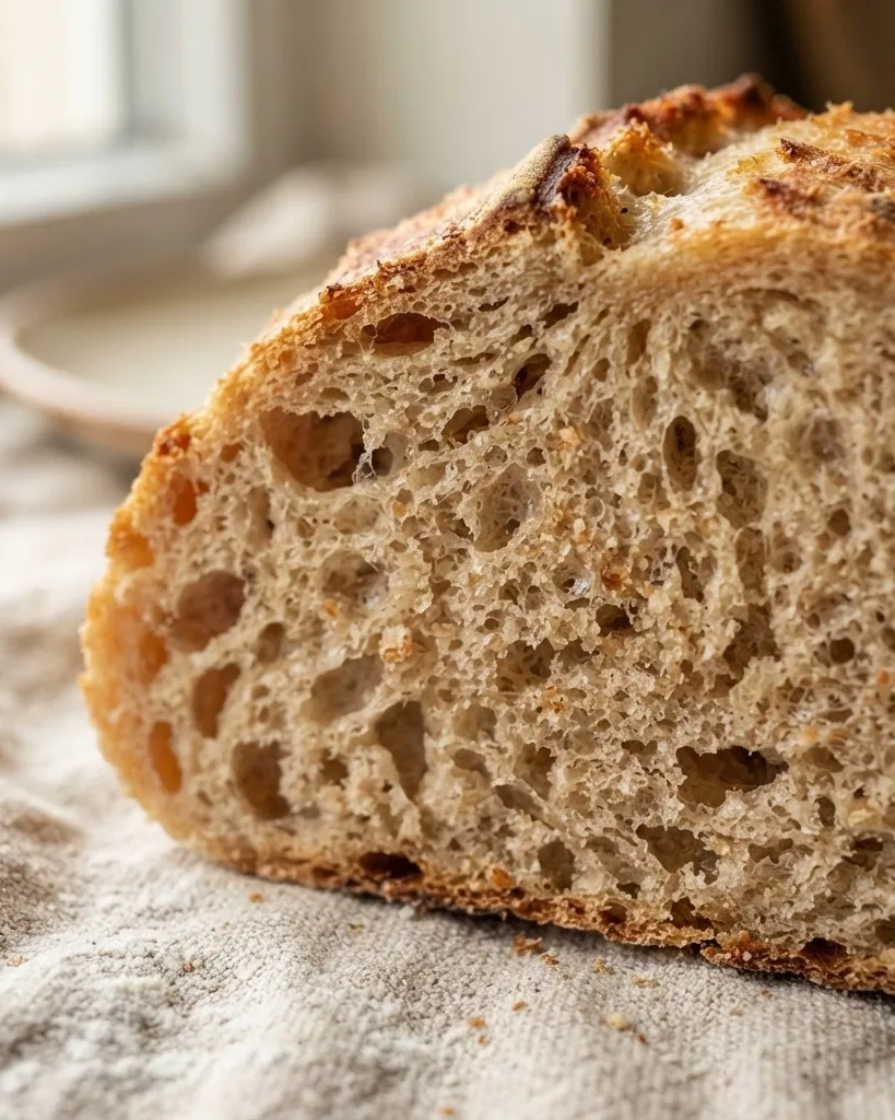 Detail view of converting a wheat recipe without it collapsing