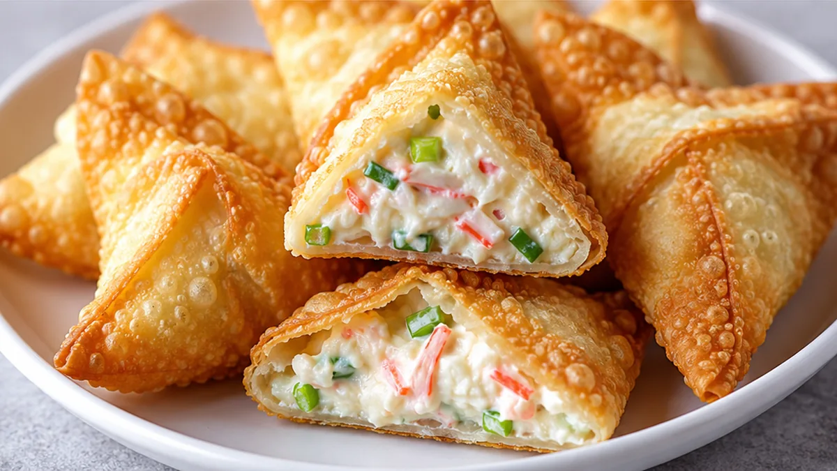 Crispy Gluten-Free Crab Rangoon Recipe - Gluten-free crab rangoon: fry these crispy, golden appetizers to perfection. A delicious, crowd-pleasing snack that's e
